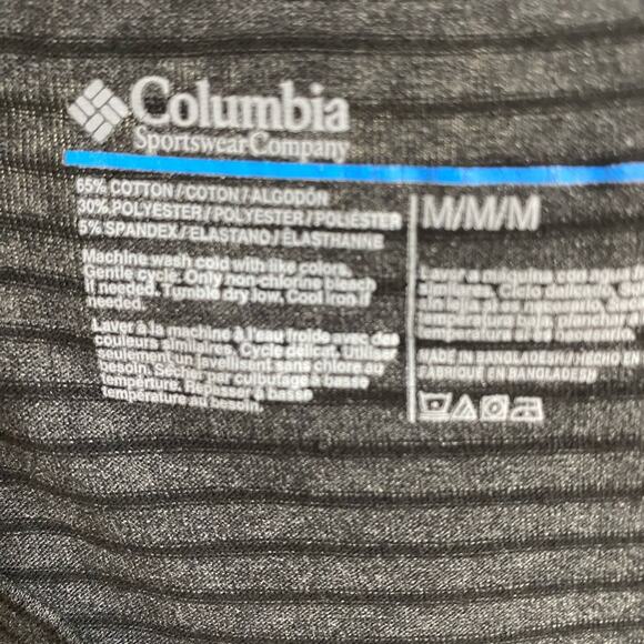 Columbia Black Short Sleeve Tee with Subtle Texture - Picture 8 of 8